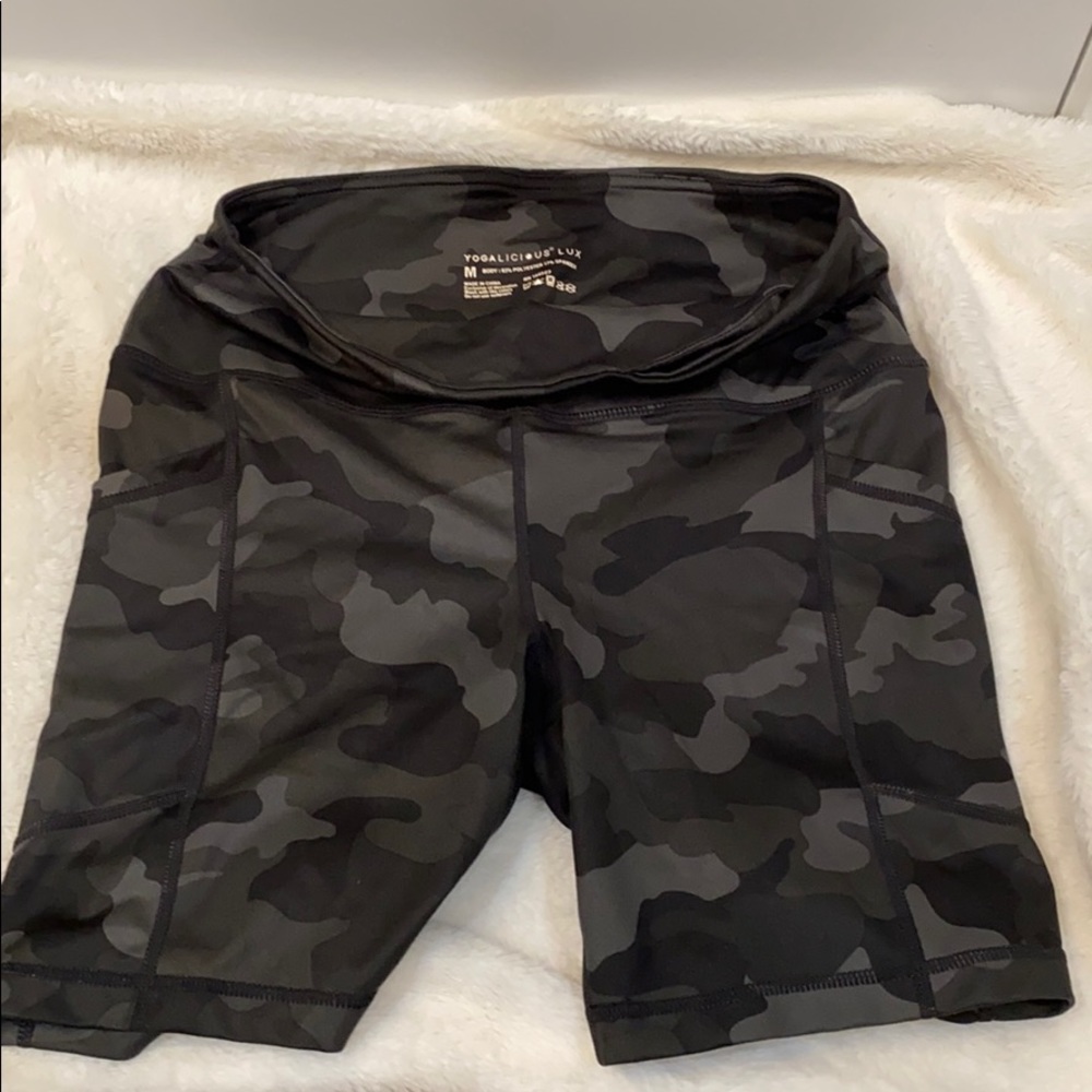 Spandex biker shorts